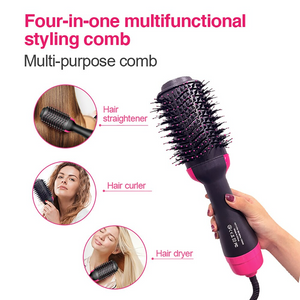 3 IN 1 HAIR BRUSH (HAIR DRYER,STRAIGHTENER & CURLER) - Pakisma