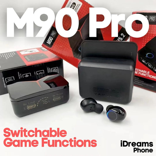 M90 PRO | GAMING EARBUDS | TRUE WIRELESS EARBUDS | TYPE-C CHARGING - Pakisma