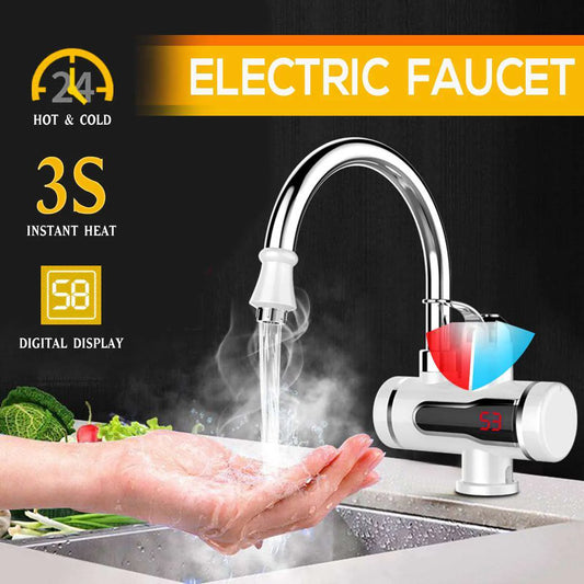 Instant Electric Water Heater Tap | Digital Display | Instant Hot Water Anywhere.