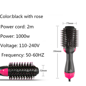 3 IN 1 HAIR BRUSH (HAIR DRYER,STRAIGHTENER & CURLER) - Pakisma