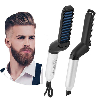 Men's Hair & Beard Straightener Brush - Pakisma