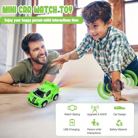 Children Cartoon Mini Rc Remote Control Car Watch - Pakisma