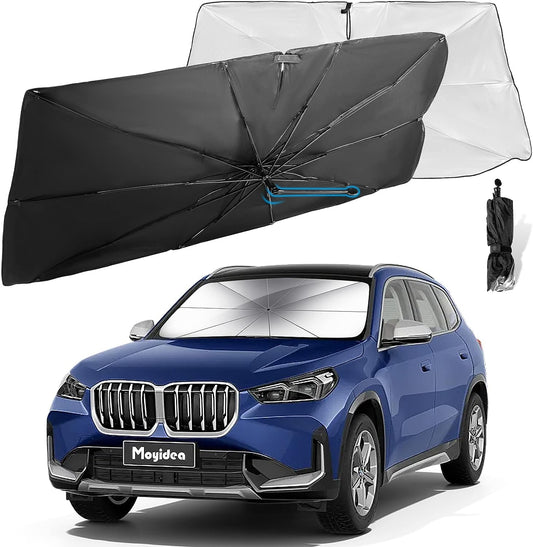 Car Windshield Sun Shade Umbrella - Foldable Car Umbrella Sunshade Cover UV Block - Pakisma