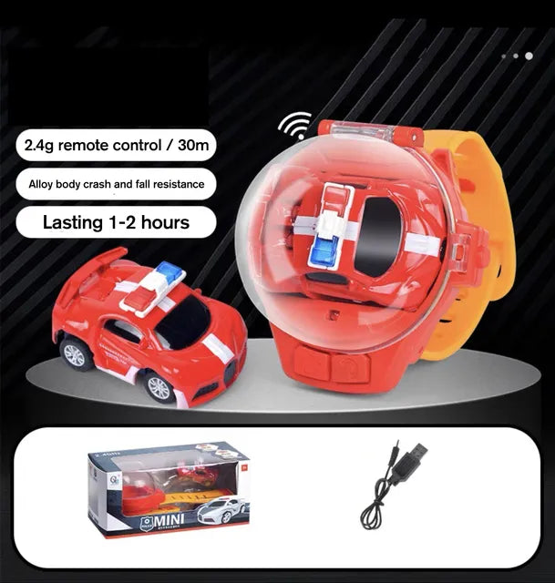 Children Cartoon Mini Rc Remote Control Car Watch - Pakisma