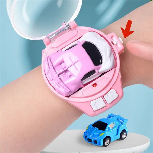 Children Cartoon Mini Rc Remote Control Car Watch - Pakisma