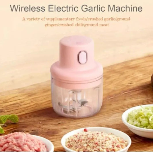 "USB Rechargeable Food Chopper - Fast & Cordless!"